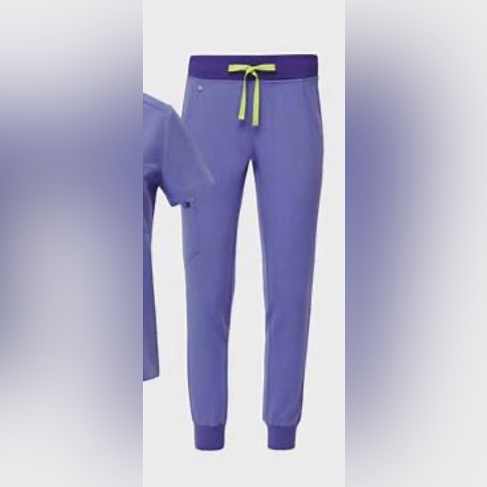 FIGS Blueberry High Waisted Zamora Jogger Scrub Pants- Size S-Petite